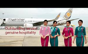 สายการบินแห่งชาติพม่าได้ 737-800 ใหม่เอี่ยมรวดเดียว 3 ลำ