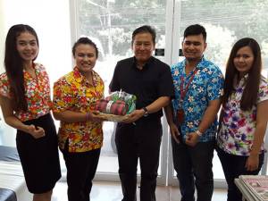 บริษัท หาดทิพย์ จำกัด (มหาชน) เข้าเยี่ยมสวัสดีปีใหม่ไทย ศูนย์ข่าวผู้จัดการหาดใหญ่
