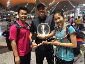 “เมย์” หิ้วแชมป์กลับถึงไทย มุ่งลุยต่อที่ลอดช่อง