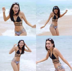 น้ำทะเลมีเดือด! ซูมชัดๆ "เจสซี่ เดอะเฟซฯ" กับหุ่นวัย 17 ในชุดบิกินีสุดเซ็กซี่