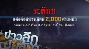 ข่าวลึกปมลับ : ระทึก!แต่งตั้งตำรวจเกือบ2 พันตำแหน่ง จัดโผช่วงสงกรานต์สีกากีวิ่งชิงเก้าอี้สว.-รองผบก.