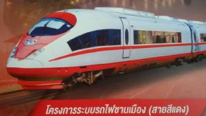 เดินรถสีแดง “จุดเปลี่ยน รถไฟ...โฉมใหม่”