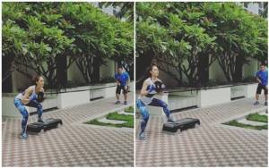 ชมคลิป “ชมพู่” ร้องโอ๊ย!! เล่นสควอชต่างระดับ