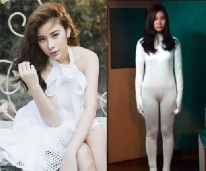 ถูกซูมเป้า! ใส่ชุดขาวรัดติ้ว “เก้า” โอดเขาให้ใส่อะไรก็ต้องใส่