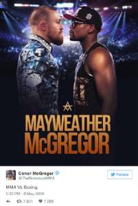 "จอมโวแห่ง MMA" อ้างฉุด "ฟลอยด์" คืนเวที อุบัติไฟต์แห่งศตวรรษ