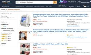 พบนาฬิกาโกงข้อสอบขายใน eBay-Amazon หรา แถมราคาถูกเหลือเชื่อ