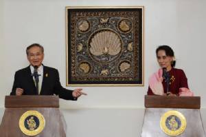 “ถิ่นจอ” เปิดทำเนียบรับ รมว.ต่างประเทศไทยเยี่ยมคำนับ สองฝ่ายจับมือขยายความร่วมมือทุกด้าน