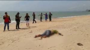 พบศพหญิงนิรนามถูกคลื่นซัดเกยหาดชะอำในสภาพขึ้นอืด
