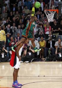 "แชมป์ดังก์ NBA" หวังเกิดกีฬาชนคน ทดสอบฝีมือซีฮอว์คส