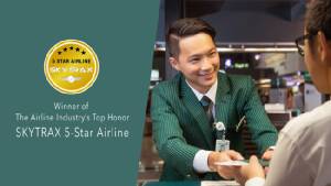 EVA Air รับรางวัลสายการบินระดับ 5 ดาว จาก SKYTRAX