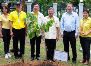 NPS ร่วมปลูกต้นไม้เฉลิมพระเกียรติในหลวงครองราชย์ 70 ปี