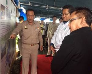 องคมนตรีเยี่ยมโครงการอ่างเก็บน้ำ “คลองพระสะทึง”