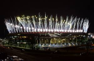 สุดอลังการ!! ชม “บราซิล” ซ้อมจุดพลุพิธีเปิด “โอลิมปิก”