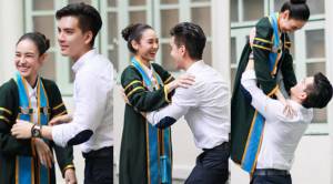 ส่องช็อตมุ้งมิ้งสุดฟินของ  “นิว นาว” ในงานรับปริญญา