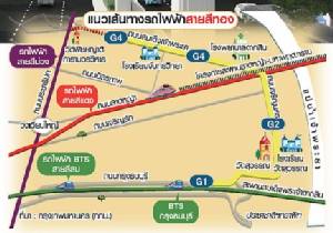เคาะรถไฟฟ้าสีทอง! ลงทุน 3.8 พันล้าน เชื่อม “BTS-ถ.ประชาธิปก” ขนส่งมวลชนแบบไร้คนขับ
