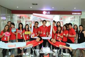 แอลจีรวมพลังบริจาคโลหิต สานต่อพลังแห่งการให้