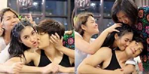 เขินวนไปค่ะ! เมื่อ “พุฒ-จุ๋ย” โดนแกล้งกดหน้าแบบนี้