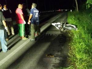หนุ่มวัย 27 เพิ่งออกจากคุกถูกคู่อริตามประกบยิงดับริมถนนที่โคกโพธิ์ จ.ปัตตานี