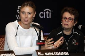 Tennis: Smiling Sharapova plays Las Vegas charity event