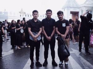 “เกริกฤทธิ์, ประกิต, สารัช” ทำความดีเพื่อพ่อ ร่วมเก็บขยะหน้าพระบรมมหาราชวัง