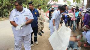 หนุ่มพม่าดวงกุดยืนพิงป้อมยามเพื่อนเข้าใจว่าหลับพอมาดูพบว่าถูกไฟดูดเสียชีวิต