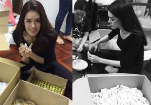 นางฟ้าจิตอาสา“เกรซ กาญจน์เกล้า” กับภารกิจผลิตยาดมมหาศาล