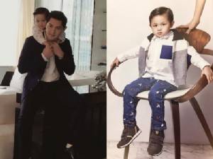 อย่างกับฝาแฝด! เมื่อ “น้องโปรด” ถ่ายแบบกับพ่อ “ป๊อบ”