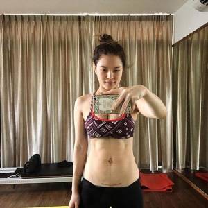 เร่งฟิตหุ่น!! “ลิเดีย” โชว์แผลหลังผ่าคลอด 3 เดือน บอกรอยแผลแห่งความสุข