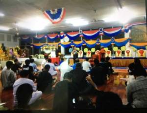 เซเลบพัทยาตบเท้าร่วมอุปสมบทหมู่ถวายในหลวง บำเพ็ญพระราชกุศลปัญญาสมวาร (50 วัน)