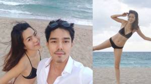 หูย! แซบไกลถึงฟลอริดา “กิ๊ฟ” จัดบิกินีอวด “บูม” ริมชายหาด