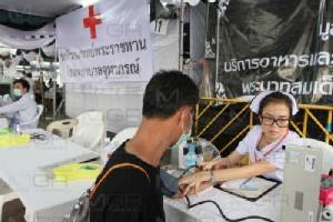 เจ้าฟ้าหญิงจุฬาภรณฯ รับสั่งหน่วยแพทย์ดูแลสุขภาพประชาชนบริเวณท้องสนาม