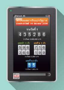 ผลสลากกินแบ่งรัฐบาล งวดประจำวันที่ 16 ธันวาคม 2559