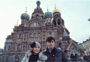 หล่อมาก! “นาย ณภัทร” ควง “แม่หมู พิมพ์ผกา” เที่ยวรัสเซียส่งท้ายปี
