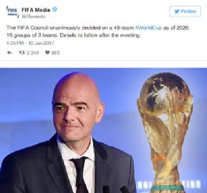 มติเอกฉันท์!! เวิลด์ คัพ 2026 โม่แข้ง 48 ชาติ ต้องลุ้นแบ่งโควตา