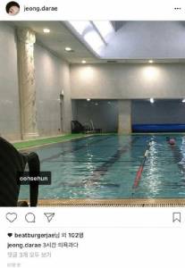 ครูสอนว่ายน้ำสาวสวยอย่างซวยเจอติ่งถล่มหนักหลังเป็นครูฝึกให้ “เซฮุน EXO”