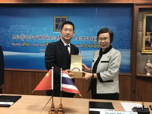กรมคุ้มครองสิทธิฯจับมือ ม.กว่างซี สาธารณรัฐประชาชนจีน จัดทำพจนานุกรมภาษาไทย-จีน