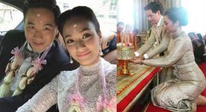 แต่งแล้ว! “ครีม เปรมสินี” ด้วยบรรยากาศเรียบง่าย หรูหรา ตามแบบฉบับไทยแท้