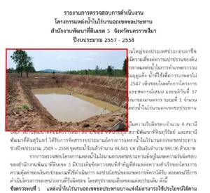 สตง.เปิดรายงาน “โครงการบ่อน้ำจิ๋ว” 4 จังหวัดอีสานใต้ ปี 57-58 ยุค คสช. พบสลับชื่อเกษตรกรขอสิทธิ์ขุดบ่อกันวุ่น!