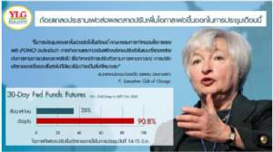 แนวโน้มเฟดขึ้นดอกเบี้ยกดดันราคาทองคำ