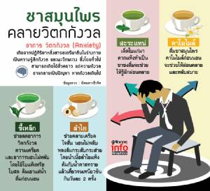 ชาสมุนไพรคลายวิตกกังวล