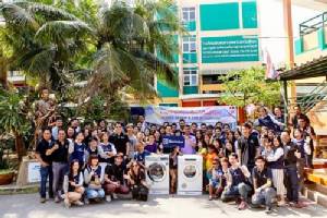 อีเลคโทรลักซ์รวมทีมคลื่นลูกใหม่ธุรกิจเครื่องใช้ไฟฟ้าไทย บริจาคเครื่องซักผ้าให้โรงเรียนสอนคนตาบอดพระมหาไถ่พัทยาฯ