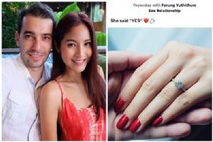 “พิ้งกี้ – เอ็ม” สุดดีใจ! เพื่อนรัก “กวาง ฟ้ารุ่ง” ตอบตกลงแต่งงานกับแฟนฝรั่ง