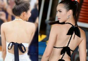 ซี้ดเบาๆ กับแผ่นหลังชวนเสียวของสาว “ญาญ่า”