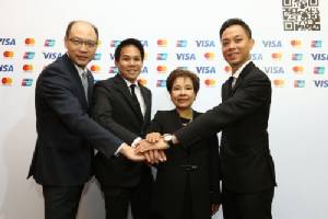 3 สถาบันการเงินระดับโลกร่วมยกระดับการชำระเงินไทยสู่ “สังคมไร้เงินสด”