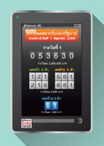 ผลสลากกินแบ่งรัฐบาลงวดประจำวันที่ 1 มิถุนายน 2560