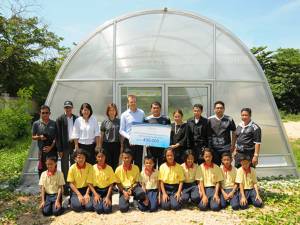 พลังงานสงขลาร่วมกับบริษัท ซี อี ซีฯ เปิดป้ายโรงอบแห้งพลังงานแสงอาทิตย์