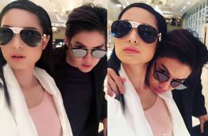 ใครบอกรักหมดโปร? “กอล์ฟ – ขวัญ” หวานฉ่ำ!ตัวหนีบติดกัน แทบงัดไม่ออก