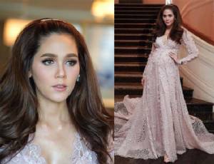 งามระยับ! “ชมพู่ อารยา” กับลุคคุณแม่ผู้เลอโฉม! งานเดินพรมแดงเทศกาลหนังเซี่ยงไฮ้