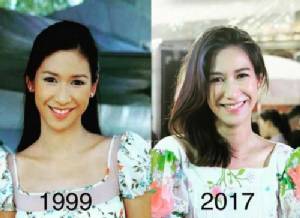 เผยภาพ 18 ปีผ่านไป !! "ป๊อก ปิยธิดา" สวยใสจนเดาอายุไม่ถูก
