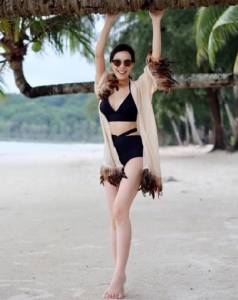 เซ็กซี่ขึ้นทุกวัน!! “หยก ธัญยกันต์” แจกความแซบริมชายหาด